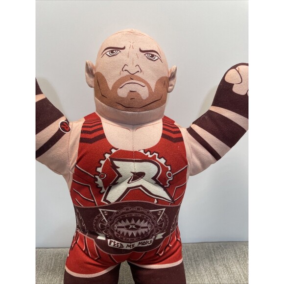 Mattel 16" Plush WWE Brawlin Buddies Ryback Fighting Doll Allen Reeves - Picture 2 of 7